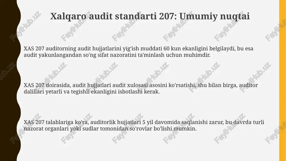 xalqaro audit standarti 207 - Page 3