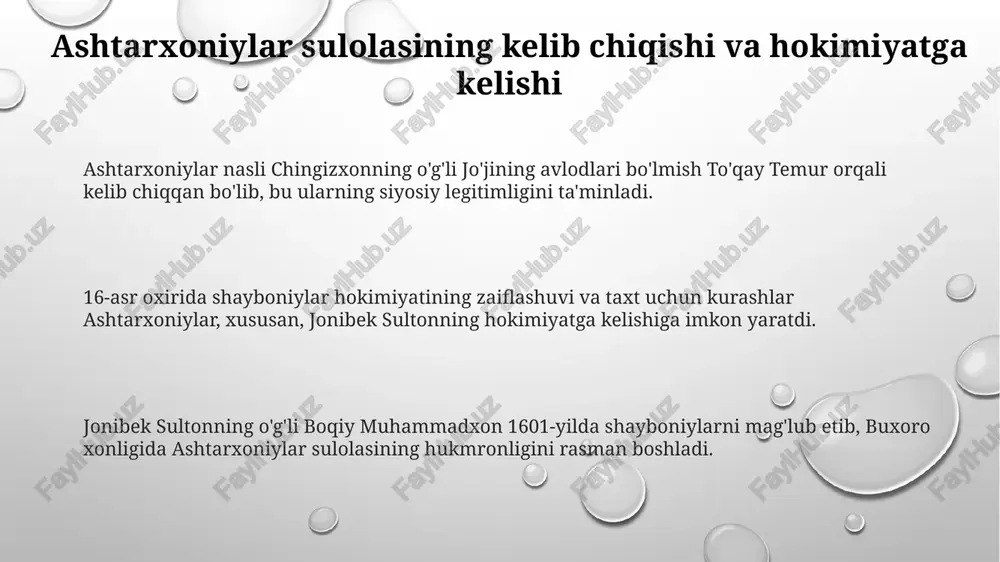 ashtarxoniylarning hukmronlik davri - Page 3