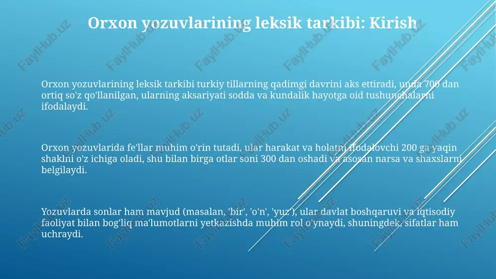 orxon yozuvlarida sof turkiy so'zlarni aniqlash usullari - Page 3