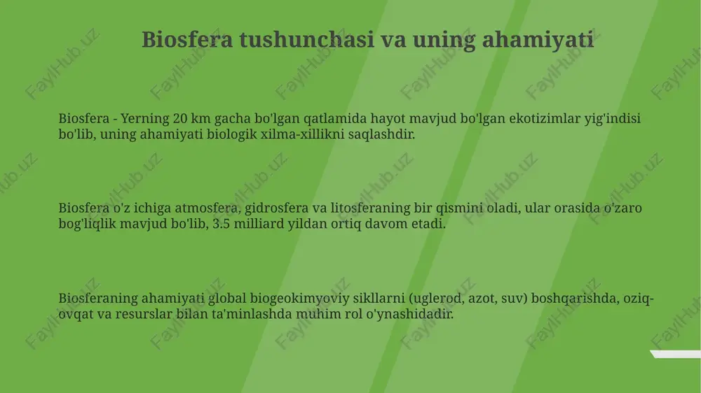 biosfera haqida tushuncha va uning chegaralari - Page 3