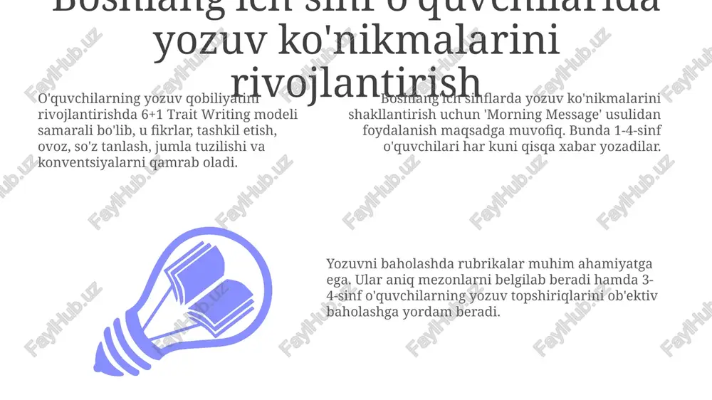 boshlang'ich sinf o'quvchilarida yozuv ko'nikmalarini rivojlantirish - Page 3