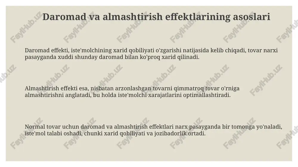 daromad va almashtirish effektlari - Page 3