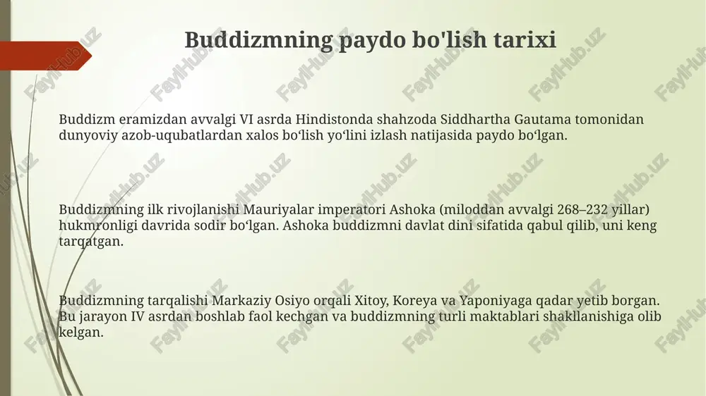 buddizmning paydo bo'lish tarixi - Page 3