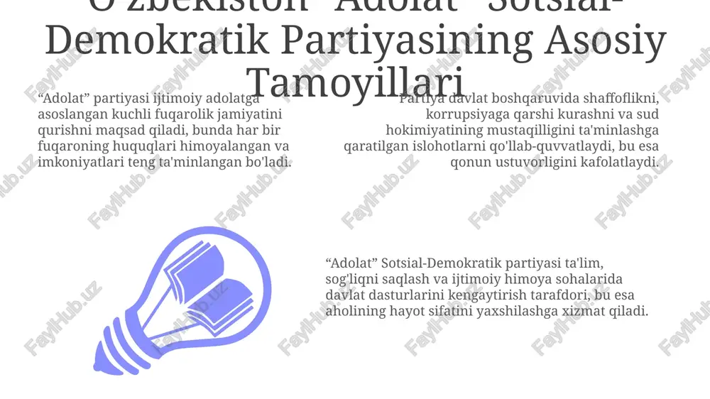 o'zbekiston “adolat” sdp - Page 3