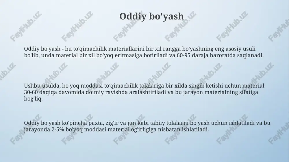 oddiy va differensial bo'yash - Page 3
