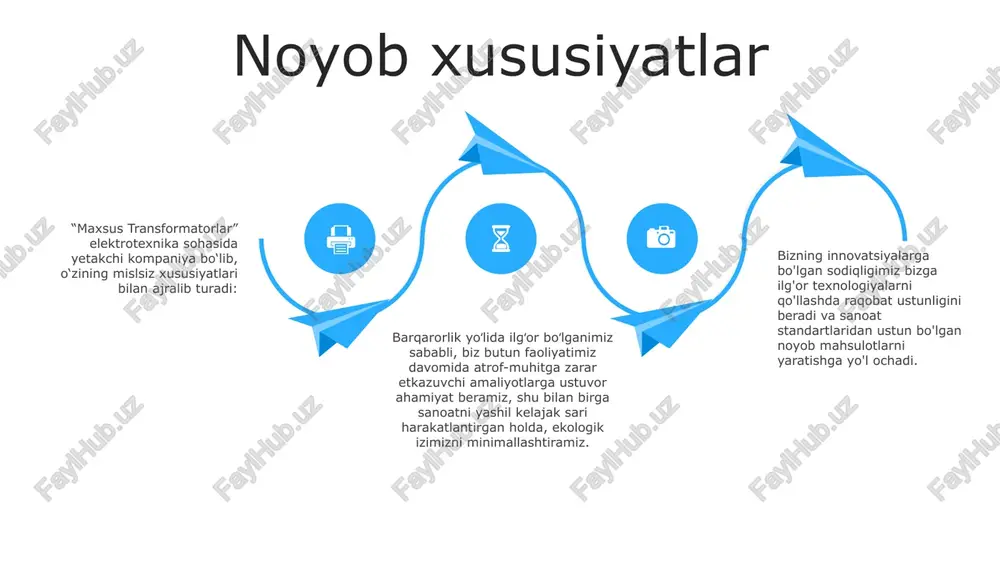 ishda yangi texnologiyalarni tadqiq qiladi va ishlab chiqadi. zig-zag transformatorlari start zig-zag transformatorlari: ushbu transformatorlar zig-zag o'rash naqshlari bilan ishlab chiqilgan bo'lib, ular uchinchi harmonik komponentni va transformator orqali tarqaladigan boshqa istalmagan harmonik chastotalarni kamaytiradi. “maxsus transformatorlar”: ushbu turk kompaniyasi yuqori sifatli, buyurtma asosida ishlab chiqarilgan transformator va reaktorlar ishlab chiqarishga ixtisoslashgan. ular maxsus dastur talablariga javob beradigan keng turdagi mahsulotlarni taklif qilishadi. transformatorlar: transformatorlar elektromagnit induksiya orqali ikki yoki undan ortiq kontaktlarning zanglashiga olib keladigan elektr qurilmalari. ular energiya taqsimoti, sanoat mashinalari va elektronika kabi turli xil ilovalarda qo'llaniladi. vt konvertorlari ilg'or texnologiya: bu kuchlanish transformatorlari kuchlanish monitoringi tizimlarining aniq talablariga javob beradigan aniq va barqaror kuchlanish o'lchovlarini ta'minlash uchun ilg'or texnologiyalardan foydalanadi. muhandislik mukammalligi: maxsus transformatorlarning vt konvertorlari talab qilinadigan ilovalarda optimal ishlash va ishonchlilikni ta'minlovchi ajoyib dizayn va ishlab chiqarish standartlari bilan faxrlanadi. kompleks yechimlar: “maxsus transformatorlar” energiya taqsimoti va ishlab chiqarishdan tortib qayta tiklanadigan energiya va …