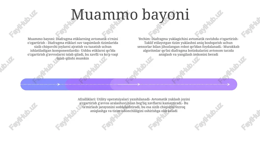 lib keladi. baholash natijalari provayderning qoniqishi: soddalashtirilgan va soddalashtirilgan jarayon provayderlardan ijobiy fikr-mulohazalarni oldi, ularning ishonchini oshirdi va iud joylashtirish paytida stress darajasini pasaytirdi. yaxshilangan aniqlik: avtomatlashtirish xatolarni 20% ga kamaytirdi, bu esa diafragmaning aniq joylashishini optimal iud o'rnatishni ta'minlaydi. vaqt samaradorligi: avtomatlashtirilgan tizim protsedura vaqtini 15% ga qisqartiradi, bu esa tibbiyot xodimlariga ko'proq bemorlarga murojaat qilish va samaradorlikni oshirish imkonini beradi. ilovalar diafragma holatini optimallashtirish: ushbu ilova diafragmani avtomatik sozlash orqali aniqlik, maydon chuqurligi va yorug'lik yig'ish o'rtasidagi optimal muvozanatni topishga qaratilgan. kengaytirilgan kompozitsiya: foydalanuvchilarga ma'lum bir sahna uchun optimal diafragmani tanlashda yordam berish orqali yaxshiroq kompozitsiyalar yaratish imkonini beradi. manuel rejimda yuqori aniqlik: qo'lda rejimda foydalanuvchilar diafragma sozlamalarini aniq sozlash imkonini berish orqali ijodiy nazoratni oshiradi, bu esa noyob va diqqatni tortuvchi tasvirlarni yaratishga olib kelishi mumkin. xulosa diafragma gaiterni joylashtirishni samarali optimallashtirish protez tizza bo'g'imlarining aşınmasını kamaytiradi va bemorning harakatchanligini yaxshilaydi. diafragma gaiterni joylashtirishni avtomatik sozlash avtomatik …