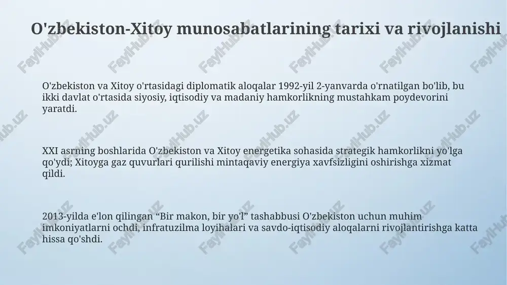 õzbekiston va xitoy aloqasi - Page 3
