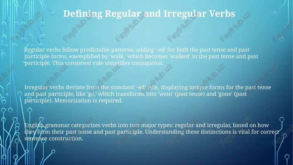 verb morphology and classification - Page 3
