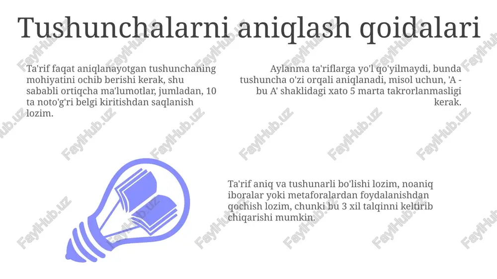 tushunchalarni aniqlash qoidalari - Page 3