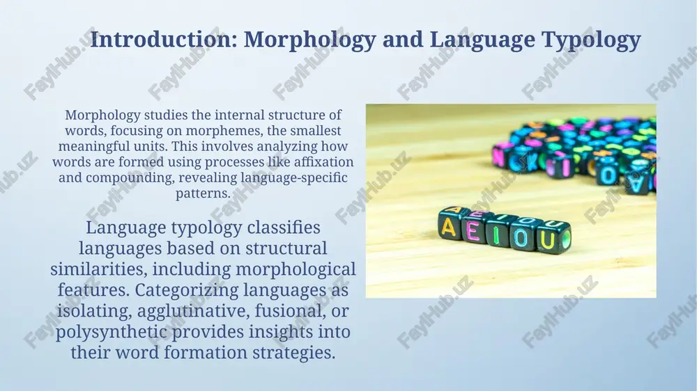 orphology: word formation processes affixation is a core process; adding prefixes like "un-" (reversal) or suffixes like "-ness" (state) to a base form creates new words, shifting meaning or part of speech, exemplified by "unhappy" or "happiness." conversion, also known as zero derivation, involves changing a word's grammatical category without morphological change; the noun "email" becoming the verb "to email" showcases this word formation process's efficiency. inflectional morphology: grammatical categories inflectional morphology in english indicates grammatical relations through eight primary categories, such as number (singular vs. plural) and tense (past, present, future), without altering the word's core meaning. case, a grammatical category marking a word's function in a sentence, is reduced in english but evident in pronouns (e.g., "i" vs. "me"); many languages utilize 6+ cases extensively. morphological alignment: nominative-accusative vs. ergative-absolutive nominative-accusative languages, like english, treat the single argument of intransitive verbs (s) the same as the agent-like argument …