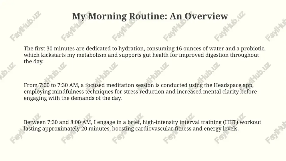 my morning routine: an overview - Page 3