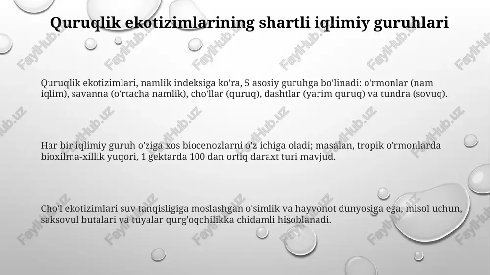 quruqlik ekotizimlari - Page 3