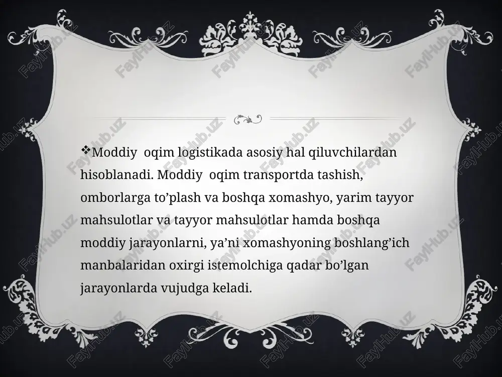 yirik korxonalarda har bir assortiment guruhlari uchun agentlar bo'lishi mumkin. brokerlar ((eng. broker) xaridor va sotuvchi o'rtasida vositachi). bitimni yakunlash uchun xaridor va sotuvchilarni birga to'plang. ular bozorning holati, savdo sharoitlari, narxlar darajasi haqida yaxshi xabardor bo'lib, muzokaralar olib borishda mohirona. ba'zi hollarda ular mahsulotlarni yetkazib berish va saqlashni ta'minlashi mumkin. komissionerlar (fransuz commissionaire) - savdo operatsiyalarida vositachi; mahsulotni ishlab chiqaruvchidan ma'lum bir haq evaziga ombordan o'z nomiga sotish, lekin sotuvchi hisobidan mahsulotni bir tomonning (eksportchining) boshqa tomoniga (eksport qiluvchining) ko'rsatmasi asosida ishlab chiqarilgan mahsulotlardan olish. distribyutor logistika sohasida logistika vositachilari bilan bog'lanishning asosiy sabablari: iste'molchilar talablari bozorining eng yaxshi monitoringi bilan; logistika xarajatlari kamayishi bilan; logistika muhiti atrofidagi mumkin bo'lgan o'zgarishlarga kompaniyani moslashuvchanligi bilan; tizimli va yaxlit yechimlar imkoniyati bilan; dunyo miqyosidagi moslamalar va ilg'or texnologiyalardan foydalanish imkoniyatlarini kengaytirish bilan; xavflar va operatsion va logistik sikllarning davomiyligi pasayishi bilan; zamonaviy axborot texnologiyalaridan tez foydalanish, ma'lumotlarning sifati va ochiqligini oshirish …