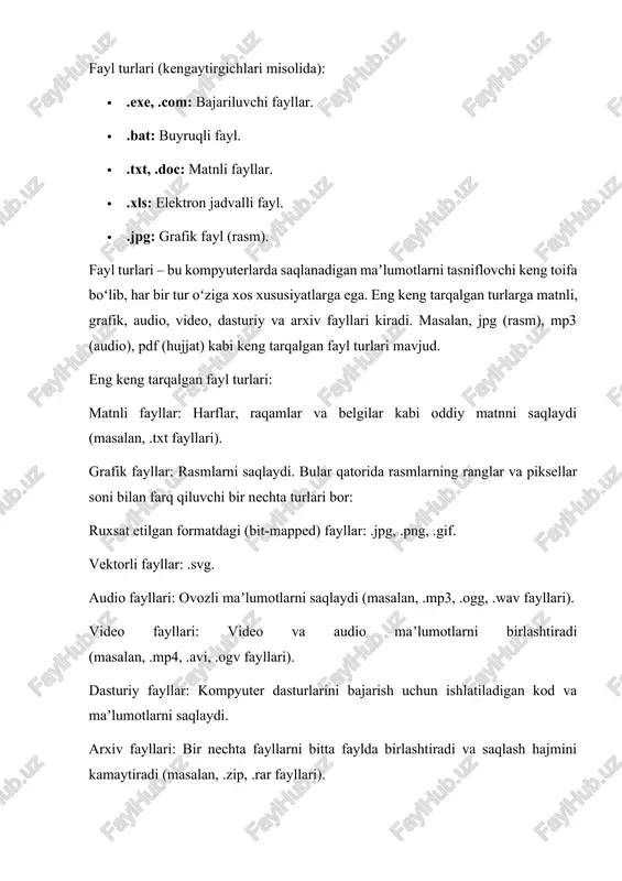 n ish olib borishning yangi usullari, masalan, ma'lumotlar analitikasi va mashina o'rganish bilan birgalikda qo'llanilmoqda. mashina o'rganish texnologiyalari yordamida ma'lumotlarni avtomatik ravishda tasniflash va tahlil qilish mumkin bo'lmoqda, bu esa ilmiy tadqiqotlar va amaliyotlarda katta ahamiyat kasb etadi. fayllar bilan ishlashning yangi usullari io texnologiyasi orqali ma'lumotlarni tez va samarali qayta ishlashga imkon beradi. buning natijasida, tashkilotlar o'z ish jarayonlarini samarali ravishda boshqarishi, ma'lumotlarni tahlil qilishi va qarorlar qabul qilishi mumkin. io texnologiyalari, shuningdek, ma'lumotlar xavfsizligini ta'minlash va tezkor xizmat ko'rsatish imkoniyatlarini yaratadi. hozirgi kunda bu sohada olib borilgan tadqiqotlar shuni ko'rsatmoqdaki, mashina o'rganish va sun'iy intellektning qo'llanilishi kuchaymoqda. yaqin yillarda olib borilgan tadqiqotlar, shuningdek, fayllar xavfsizligini ta'minlash usullarini ham o'rganmoqda. hozirgi vaqtda, fayllar bilan ishlash texnologiyalarida bir qator qiyinchiliklar mavjud. ma'lumotlar xavfsizligi va maxfiylik muammolari, shuningdek, texnologik cheklovlar mavjud. ushbu muammolarni hal etish va ma'lumotlarni xavfsiz saqlash va uzatish usullarini yaxshilashga qaratilgan tadqiqotlar davom etmoqda. masalan, bulutli saqlash tizimlaridan …