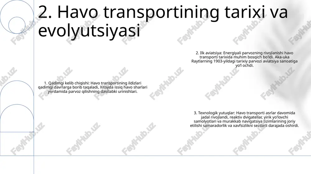 ini kamaytirish uchun barqaror aviatsiya amaliyotlarini joriy qilmoqdalar. bularga yoqilg'i tejaydigan samolyotlarga sarmoya kiritish, yoqilg'i sarfini minimallashtirish uchun parvoz yo'nalishlarini optimallashtirish va barqaror aviatsiya yoqilg'ilaridan (saf) foydalanish kiradi siyosat va qoidalar: hukumatlar va tartibga soluvchi organlar havo qatnovida ekologik barqarorlikni rag'batlantirishda hal qiluvchi rol o'ynaydi. siyosatlarga uglerod narxini belgilash, emissiya savdosi sxemalari va barqaror texnologiyalarni qabul qilish uchun rag'batlantirish kiradi 7. havo sayohatida ekologik barqarorlik aeroport xavfsizligi choralari: aeroportlar samolyotlar va yo'lovchilarga tahdidlarni oldini olish va oldini olish uchun yo'lovchilarni tekshirish, bagajni tekshirish va kuzatuv tizimlarini o'z ichiga olgan keng qamrovli xavfsizlik choralarini amalga oshiradi. samolyot xavfsizligi qoidalari: aviatsiya organlari samolyotlarning xavfsiz ishlashini ta'minlash va avariyalar xavfini minimallashtirish uchun havo kemalarini loyihalash, texnik xizmat ko'rsatish, ekspluatatsiya qilish va uchuvchilarni tayyorlashni tartibga soluvchi qat'iy xavfsizlik qoidalarini o'rnatadi va amalga oshiradi. favqulodda vaziyatlarga tayyorgarlik: aviakompaniyalar va aeroportlar xavfsizlikni buzish, tibbiy favqulodda vaziyatlar va samolyot halokatlari kabi mumkin bo'lgan hodisalarni hal qilish uchun …