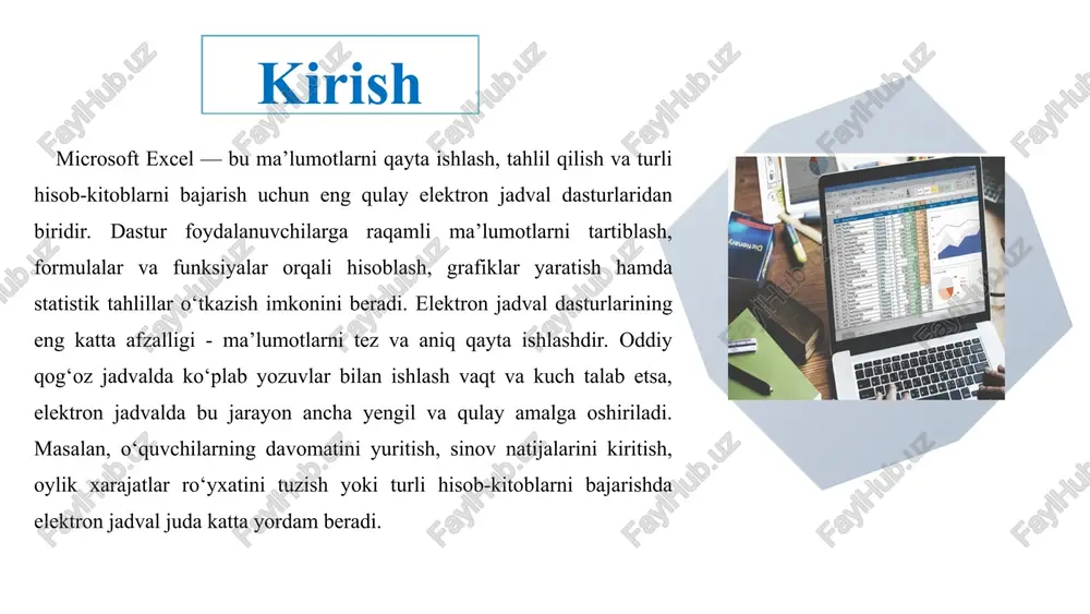 adlet, jamboard - guruhli ishlashda interaktiv doska. darsning maqsadlari: 3. “elektron jadval yaratish.qatorlar va ustunlarni boshqarish” darsning rivojlantiruvchi maqsadi: darsning ta‘limiy maqsadi: darsning tarbiyaviy maqsadi: kasbga yo‘naltiruvchi maqsadi: darsdan ko‘zlangan maqsad: darsning texnologik xaritasi: dars bosqichlari bajariladigan ishlar bajariladigan ishlar shakli ajratilgan vaqt tashkiliy qism o‘quvchilarni darsga tayyorlash. davomatni aniqlash suhbat 5 daqiqa o‘tgan mavzuni takrorlash uy vazifasini tekshirishda qiziqarli boshqotirma o‘yinlari ko‘rgazmalilik 10 daqiqa yangi mavzu bayoni yangi mavzuni tushuntirish, misol va masalalar yechish taqdimot 15 daqiqa o‘tilgan mavzuni mustahkamlash ms excel dasturida funksiyalardan foydalanish amaliy mashg‘ulot 10 daqiqa baholash va uyga vazifa uyga vazifa berish learning.apps platformasida o’yinli interaktiv topshirig’i 5 daqiqa tashkiliy qism salomlashish: darsning borishi: davomatni aniqlash: o‘tgan mavzuni takrorlash o‘tilgan mavzuni tekshirish uchun padlet.com platformasidan foydalanamiz. bu platformada o‘quvchilar bilan amaliy topshiriqlarni yechish orqali o‘tgan mavzularni mustahkamlash mumkin. o‘quvchilar kerakli ssilkasiga yoki qr-kodga skaner qilib, topshiriqlarni yechadilar. giperishora orqali https://padlet.com/xusnoraismoilabubakr/elektron-jadval-yaratish-qatorlar-va-ustunlarni-boshqarish-mfro50abqwk17jt4 qr kod orqali o’tgan mavzu …
