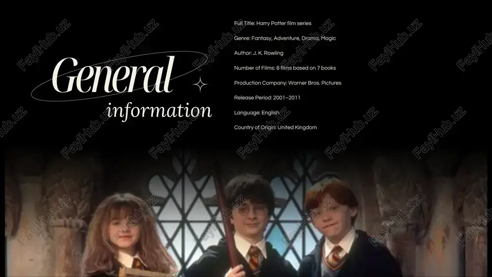 iverse also expanded with prequel films like fantastic beasts, which explore earlier events in the wizarding world. 🪄 conclusion “harry potter” is not just a movie series — it is a magical legacy that has inspired generations. it teaches us about the importance of friendship, love, and bravery in the face of darkness. through its powerful storytelling and unforgettable characters, the series reminds us that our choices, not our abilities, define who we truly are — as albus dumbledore once said. j.k. rowling’s creation remains an eternal symbol of imagination, hope, and magic. ✨ thank you for your attention