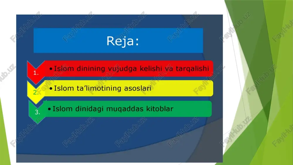 ri sunniylikda edilar. hozirgi kunda ham sunniylar musulmonlarning mutlaq koʻpchiligi (93 %)ni tashkil etadi. birdan-bir davlat — eronda shialik rasmiy diniy yoʻnalish sifatida qabul qilingan. iroq, livan, shimoliy yaman, ozarbayjon va afgʻonistonda shialarning yirik jamoalari mavjud. ummon va shimoliy afrikada xorijiylarning baʼzi toifalari saqlanib qolgan.bu narsa, ayniqsa, markaziy osiyo musulmonlari orasida hali hanuz saqlanib qolgan. aslida, islom aqidasiga koʻra joylarga sigʻinish, shaxslarga sigʻinish, fol ochish va fol ochdirish, harom qilingan, yaʼni alloh taolodan oʻzgasidan koʻmak soʻrash taʼqiqlangan. islomda ilk davrdan paydo boʻlgan eng birinchi yirik muammo — oliy hokimiyatni egallashga paygʻambardan keyin kim haqliroq, degan masala boʻldi. ali tarafdorlari „shia“ nomini olib, islomda birinchi boʻlinishni boshlab berdilar. uchinchi xalifa usmon aynan shu boʻlinishning qurboni sifatida jon taslim qildi. ikki taraf — sunniylik va shialik oʻrtasidagi kurash asnosida xorijiylar deb atalgan uchinchi yoʻnalish ham paydo boʻldi. ammo islom tarixi uzra sunniylik (90 %dan ziyod) asosiy yoʻnalish boʻlib keldi. oʻrta asrlarda hukmronlik …