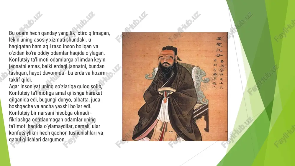 sh va kerakli ko'nikmalarga ega bo'lish va kerakli odamlar bilan bog'lanishdir. 3. rejani to'g'rilang, lekin maqsadlarni emas. "maqsadga erishish mumkin emasligi ayon bo'lganda, maqsadingizni o'zgartirmang, amaliy qadamlaringizni o'zgartiring". agar bu yil maqsadingizga erishmayotganingizni tushuna boshlagan bo'lsangiz, rejangizga o'zgartirish kiritish uchun yaxshi vaqt. muvaffaqiyatsizlikni variant sifatida qabul qilmang, yelkaningizni o'rnating va maqsad sari xotirjam harakatlaning. agar har kuni bir xil ishni qilish bilan siz unchalik ko'p natija ko'rmasangiz, boshqacha harakat qilib ko'ring, lekin maqsadingizni o'zgartirmang, shunchaki unga boshqa yo'lni toping. 4. hammasi yoki hech narsa. “qaerga borsang, o‘sha yerga butun qalbing bilan bor.” nima qilsangiz ham, imkon qadar ko'proq qilishga harakat qiling yoki umuman qilmang. hayotda muvaffaqiyatga erishish uchun sizning qo'lingizdan kelgan barcha narsa talab qilinadi. qo'lingizdan kelganini qiling va afsuslanmasdan yashaysiz. 5. atrofingiz kelajagingizni belgilaydi. "hech qachon o'zidan yaxshi bo'lmagan odam bilan do'stlashmang." atrof-muhit sizning qadriyatlaringiz, maqsadlaringiz va dunyoqarashingizga ta'sir qiladi. do'stlaringiz sizga alohida ta'sir qiladi, chunki siz ularga ko'proq …