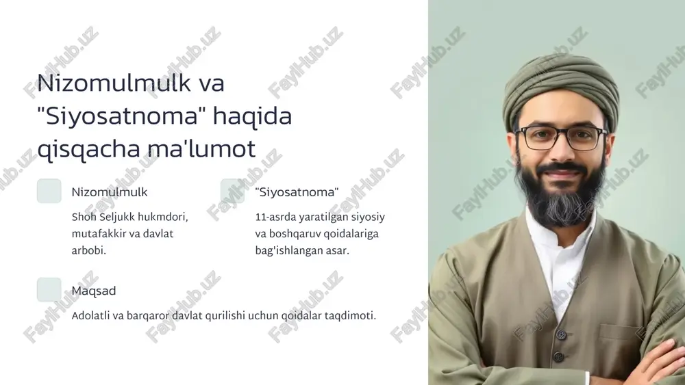 nizomulmulkning "siyosatnoma" asari - Page 3