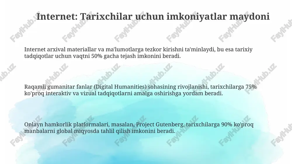 internet va uning tarixchi uchun imkoniyatlari - Page 3