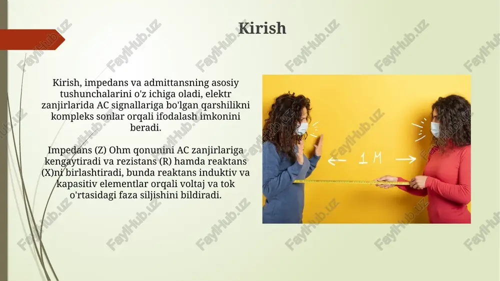 impedans va to'liq elektr o'tkazuvchanlik - Page 3