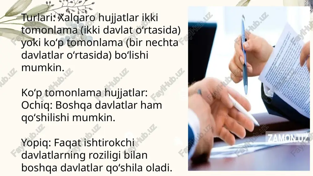 llar: o‘zbekiston va aqsh o‘rtasida ta’lim sohasidagi memorandumlar o‘zbekiston – koreya bilan texnologik hamkorlik memorandumlari foydalanilgan adabiyotlar: https://uz.wikipedia.org https://arxiv.uz image1.png image2.png image3.png image4.png image11.png image12.png image5.png image6.png image7.png image8.png image9.png image10.png image13.jpeg image14.jpeg image15.jpeg image16.jpeg image17.png image18.jpeg image19.jpeg image20.jpeg image21.png image22.jpeg