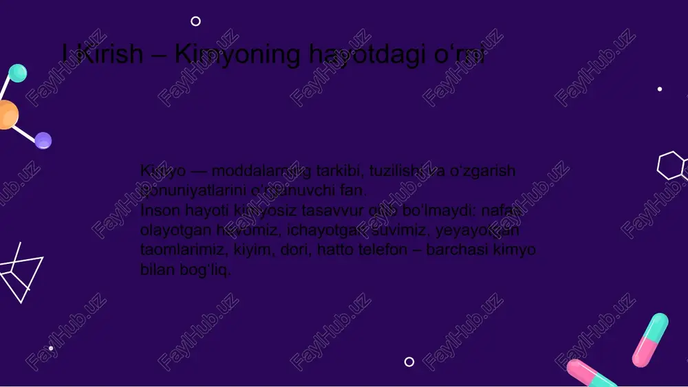 kimyo hayotimizda: oziq-ovqat, dori, tozalovchi vositalar - Page 3