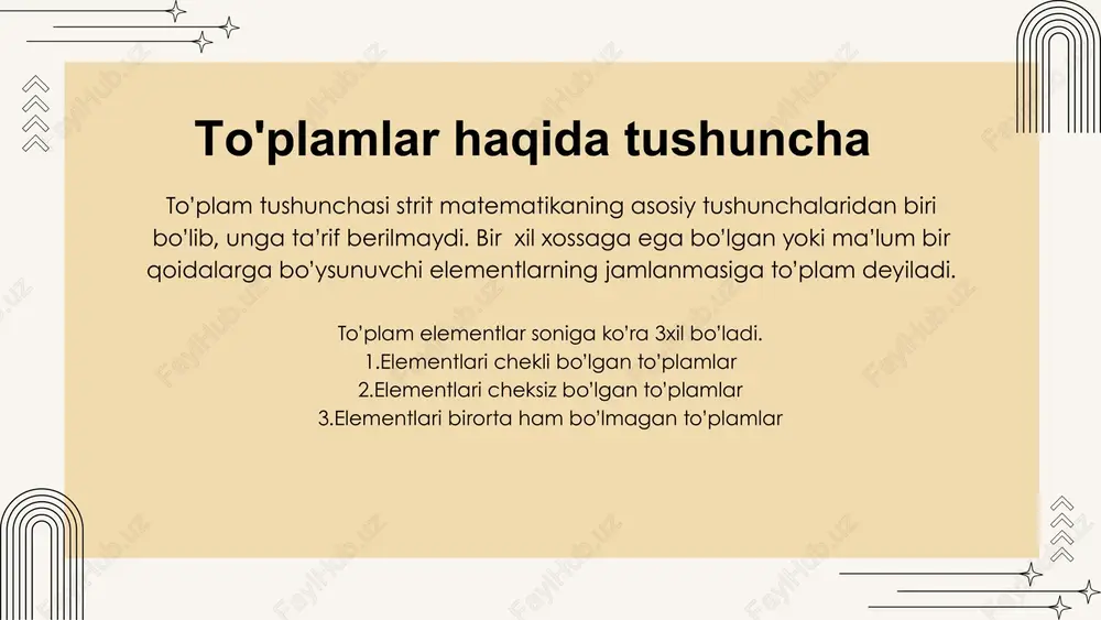 samarador va kreativ to’plamlar. immun va oddiy to’plamlar. - Page 3