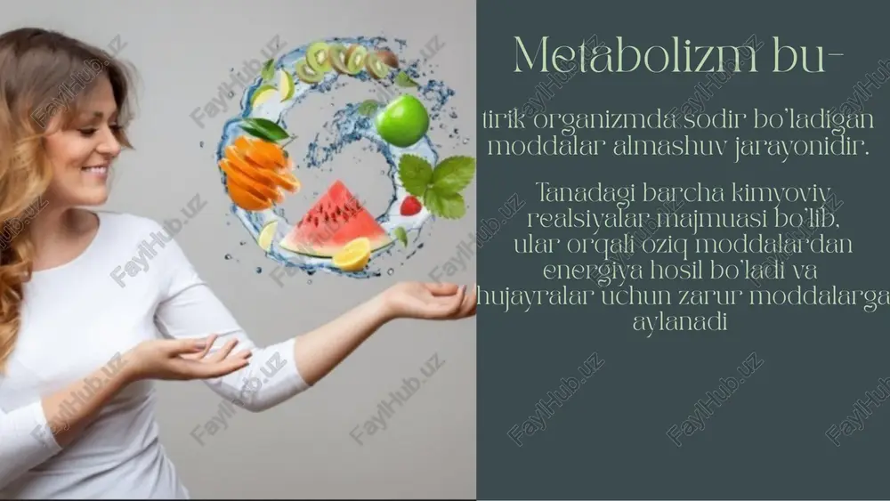 metabolizm haqida umumiy tushuncha - Page 3