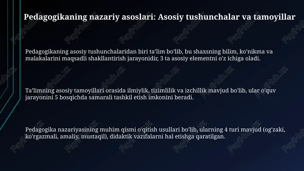 pedagogikaning nazariy asoslari - Page 3