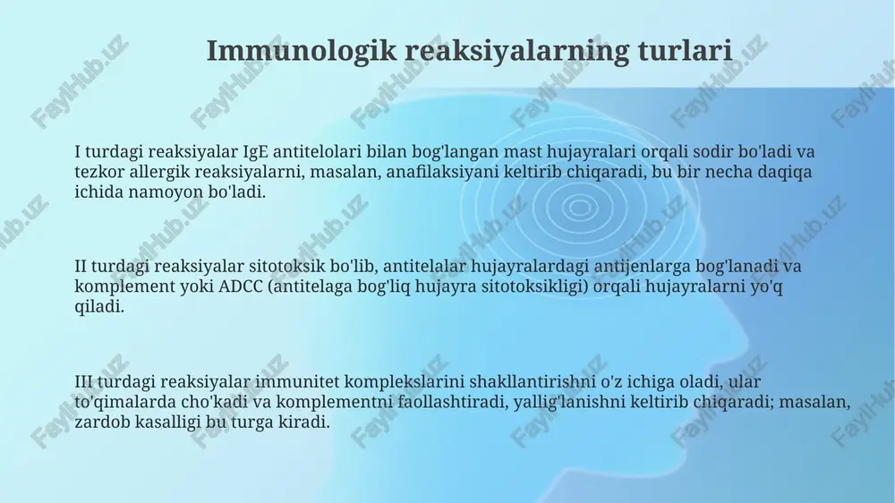 immunologik reaksiyalarning turlari - Page 3