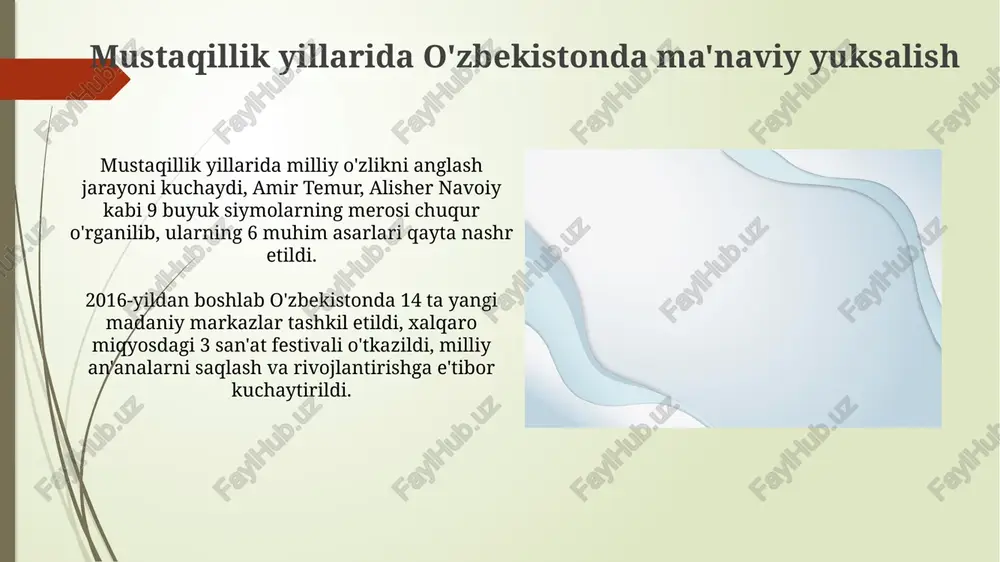 mustaqillik yillarida o'zbekistonda ma'naviy yuksalish - Page 3