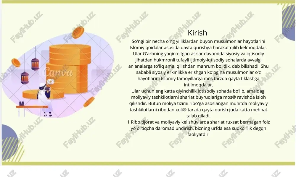 islom moliyasi va zamonaviy iqtisodiyot - Page 3