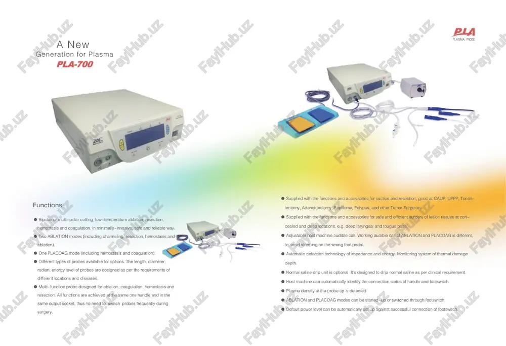 pla-700 plasma surgery system - Page 3