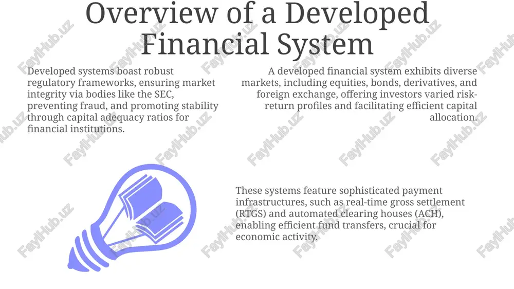 overview of a developed financial system - Page 3