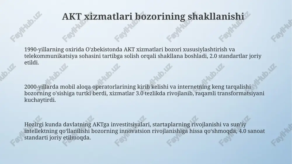 akt xizmatlari bozorining shakillanishi - Page 3