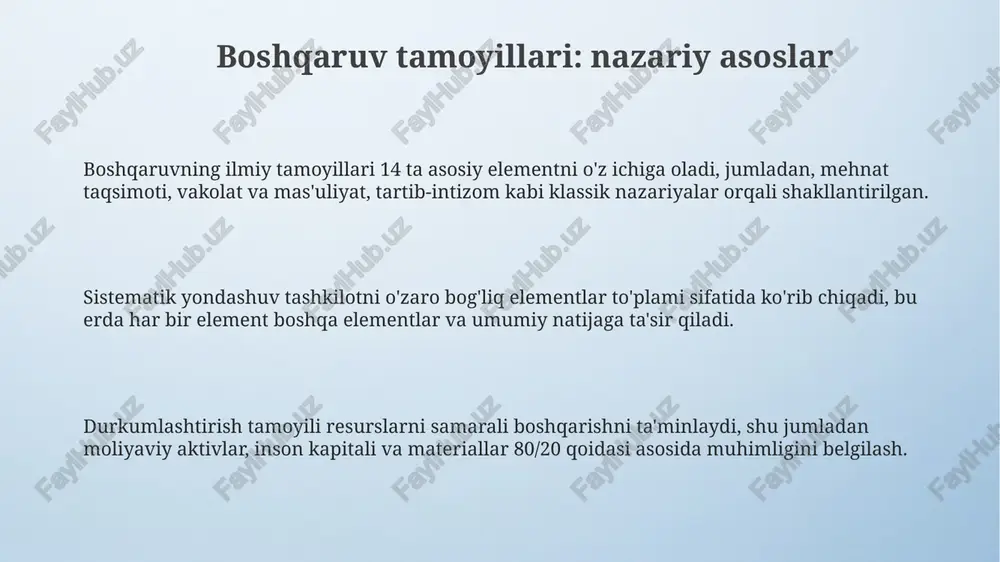 boshqarish tamoyillari va ususllari - Page 3