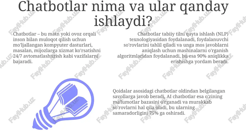 chatbotlar nima va ular qanday ishlaydi? - Page 3