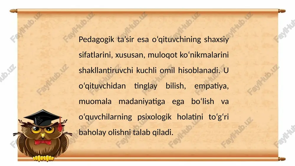 o‘qituvchining kommunikativ qobiliyati pedagogikta’sir - Page 3