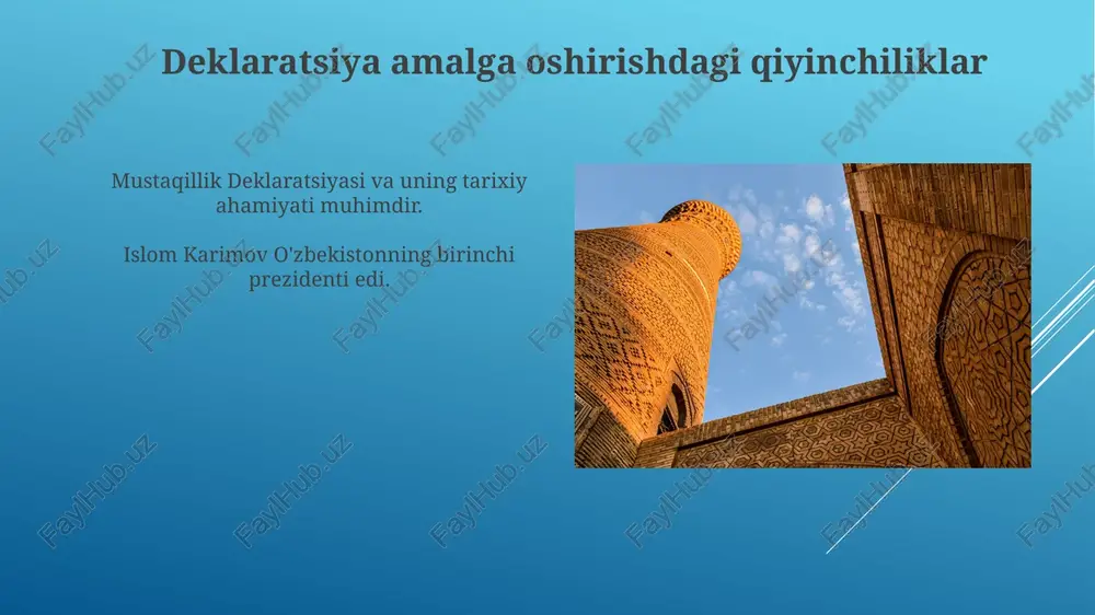 mustaqillik deklaratsiyasi: oʻzbekiston tarixidagi burilish nuqtasi - Page 3