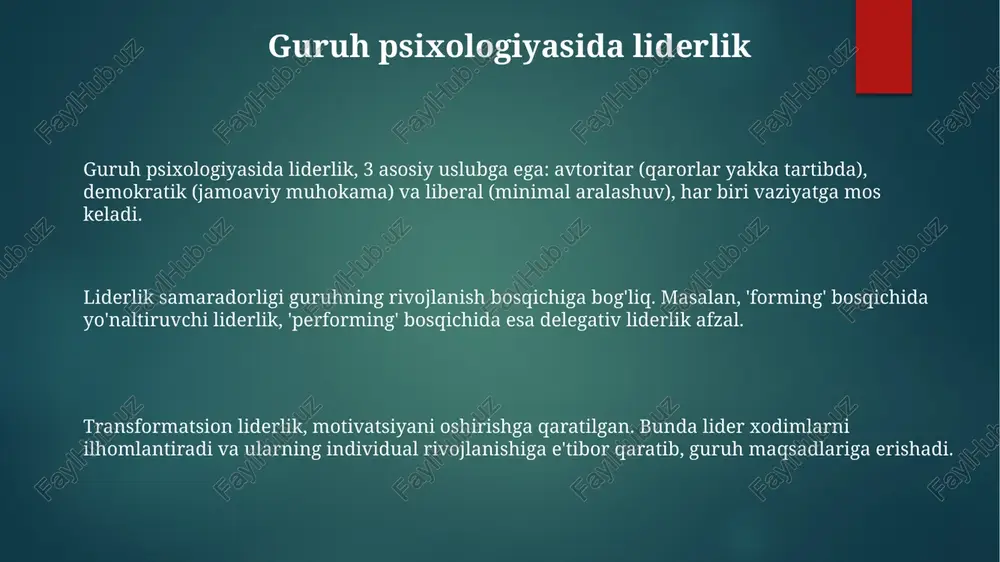 guruh psixologiyasida liderlik - Page 3