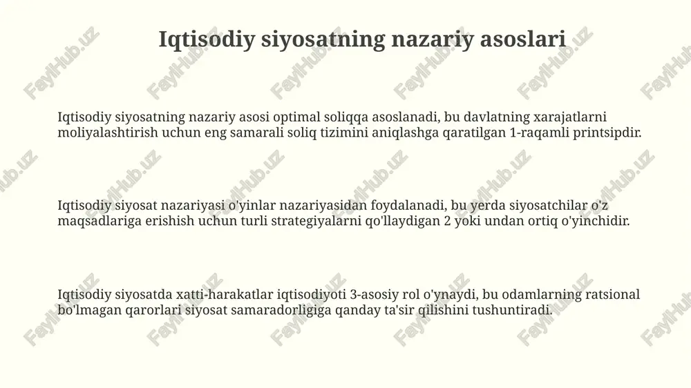 iqtisodiy siyosatning nazariy asoslari - Page 3