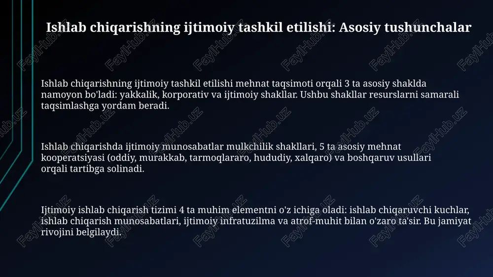 ishlab chiqarishni ijtimoiy tashkil etish - Page 3