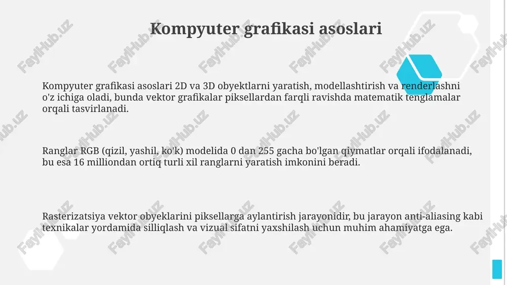kompyuter grafikasi asoslari - Page 3