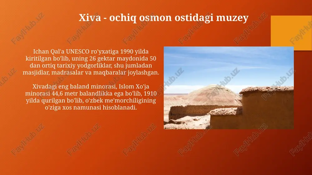 xiva - ochiq osmon ostidagi muzey - Page 3