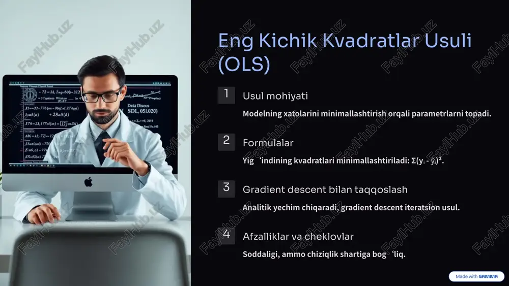 mashinali o‘qitishning chiziqli regressiya usullari asosida bashoratlash masalalarini yechish - Page 3