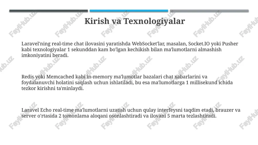 laravelda real time chat ilovasini yaratish - Page 3