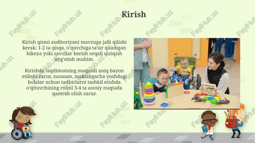 maktabgacha tarbiya yoshidagi bolalar faoliyatini tashkil etish - Page 3